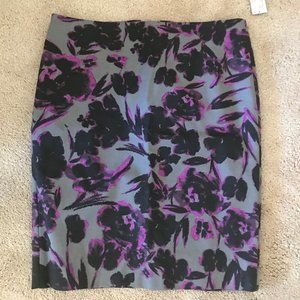 Lord & Taylor floral pencil skirt